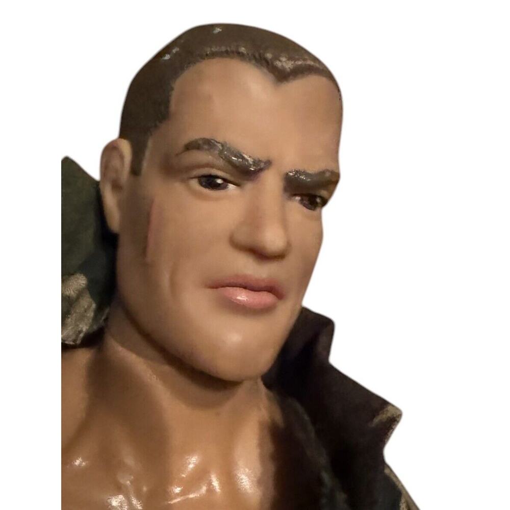 HASBRO 1992 GI JOE Scar Face Action Figure Pose-able Parts Jacket Pants READ